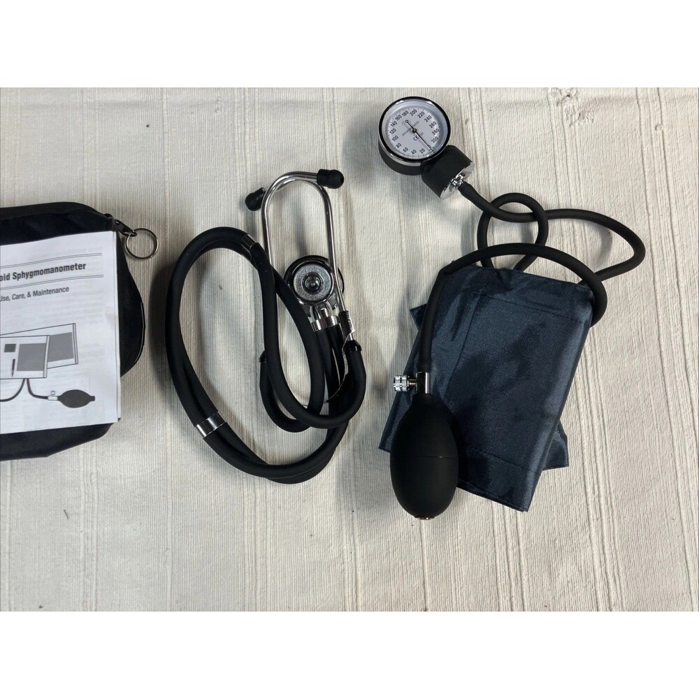 McKesson Aneroid Sphygmomanometer w/ Adult Cuff, ADC Stethoscope, Zippered Case